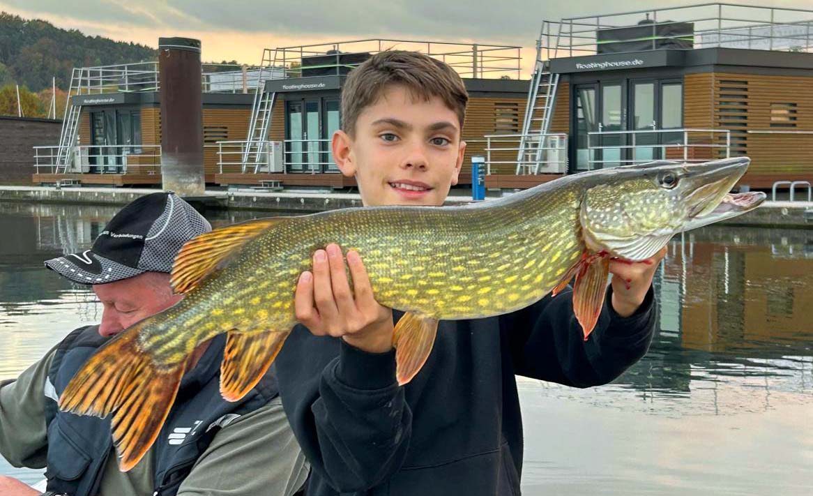 Luca Schmidt Hecht 85 cm 4,5 kg Großer Brombachsee