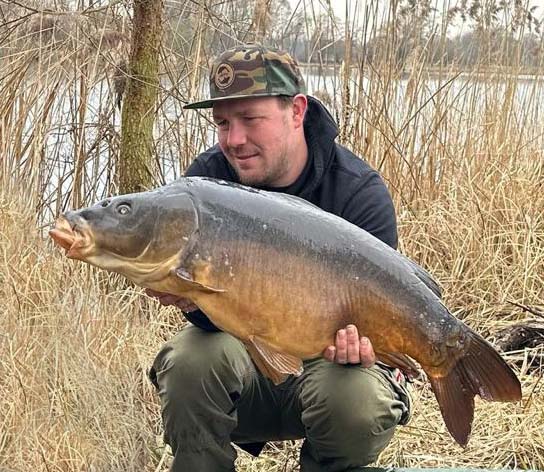 Andreas Walther Karpfen 83 cm 23 Pfund Ulrichsee