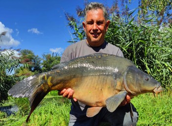 Peter Rösch Karpfen 75 cm 21 Pfund Wörnitz
